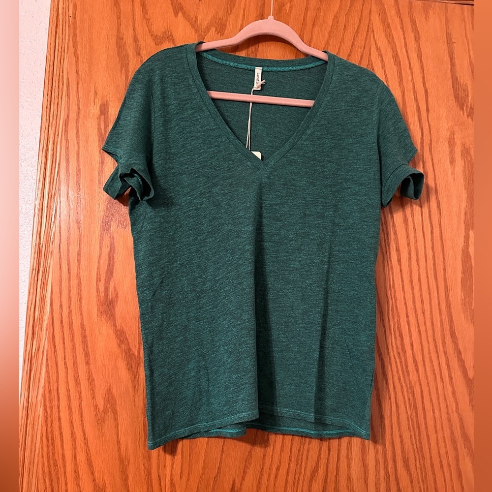 Lanston Slit Short Sleeve Tee - NWT - Size L